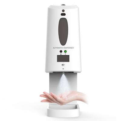 China Automatic Rechargeable Alcohol Spray Machine Liquid Soap Dispenser Touch Free for sale