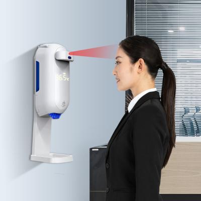 China Wall Mounted Foam Spray Alcohol Gel Dispenser Automatic Touchless Liquid Hand Sanitizer Dispenser for sale
