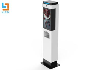 Chine Kiosque thermique de scanner de distributeur d'aseptisant de main de machine d'assistance avec la reconnaissance des visages à vendre