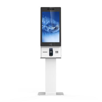 China Fast Food Chains Floor Standing Terminal Display Kiosk For Self Ordering Payment for sale