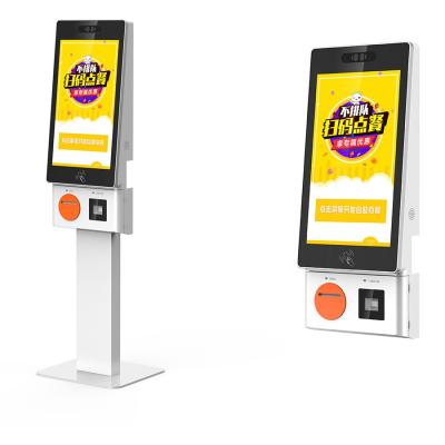 China Android OS 21.5 Inch Payment Machine Catering Self Ordering Kiosk For Restaurant for sale