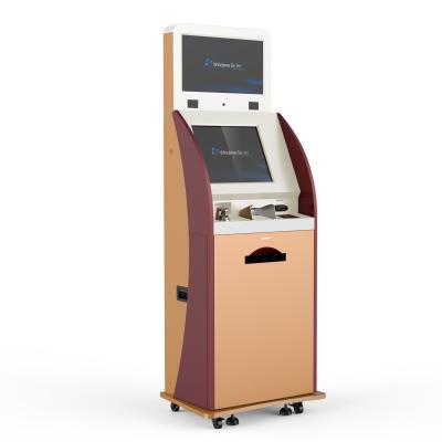 China Free Standing Touch Screen Hospital Self Lab Printing Payment Kiosk 19 Inch for sale