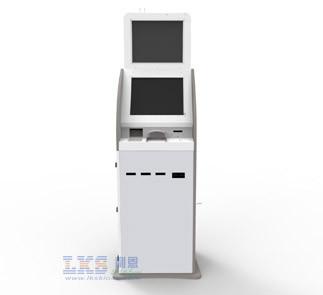 China Powder Coated Finish Free Standing Kiosk Durable Steel For Print Lottery Ticket for sale