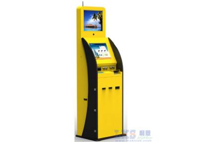 China Movie Center Bank Card Dispenser Kiosk , Dual Screen Ticket Vending Member for sale