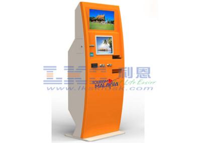 China Restaurant Dual Touch Screen Promotional Kiosk , Coin Kiosk for sale