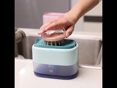Manual Dish Soap Dispenser Anti Slip With Sponge Foam