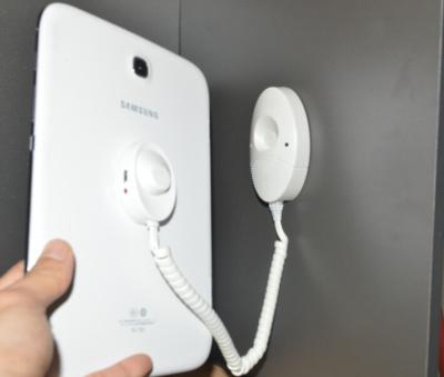 China COMER Tablet Wall Mounts Brackets Cable Lock Alarm Stands for sale