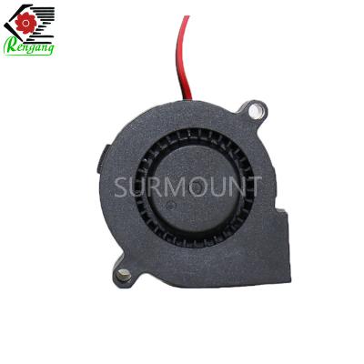 China Sleeve Bearing 50mm 24V Fan Heat Dissipation With Plastic Frame for sale