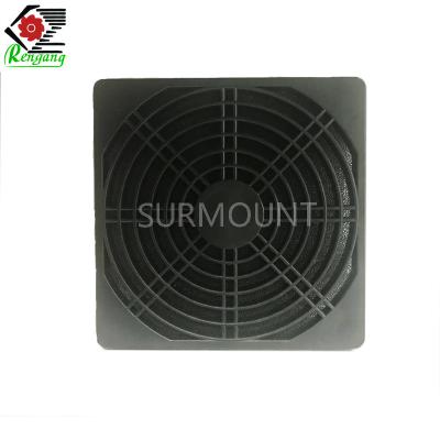 China Plastic Heat Dissipation PC Fan Grill 120mm , Cooling Fan Cover Black for sale