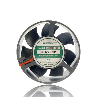 China 40x40x10mm DC Brushless Fan 5V 12V DC Axial Cooling Fan Round Frame For Video Equipment for sale
