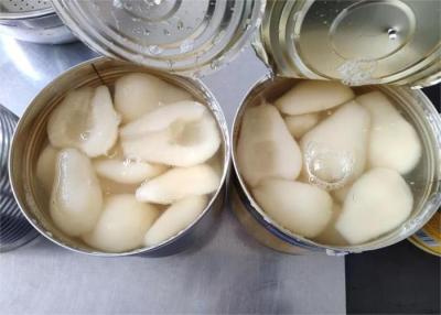 China 425g 820g 3000g enlatou metades das peras de bartlett williams no xarope à venda