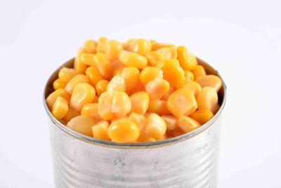 China Golden Yellow Canned Sweet Corn Kernel With Easy Open Lid HACCP Approved for sale