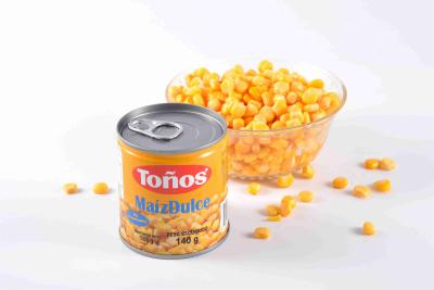 China Fresh Young Canned Sweet Corn Agriculture Foods No Additives HACCP Certification for sale