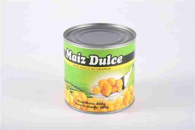 China 340g Net Weight Canned Sweet Corn In Tin , Vacuum Packed Sweet Corn Private Label for sale