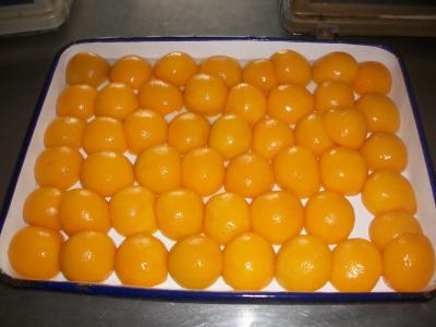 China Food Factory Canned Peach Halves In Syrup Grade A 3.4-3.7 PH Value for sale