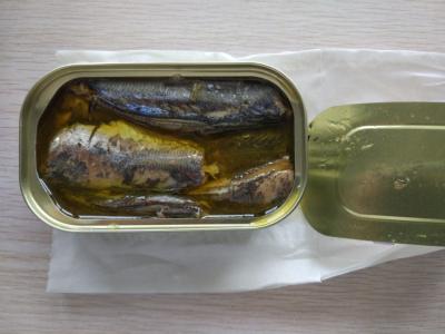 China No Artificial Additives Canned Sardine Fish , Season Sardines In Water for sale