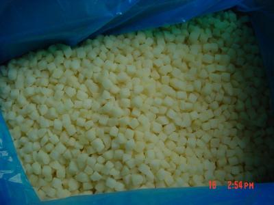 China 10kg / Carton Frozen Fruits And Vegetables Snow Pear Diced Without Impurities for sale