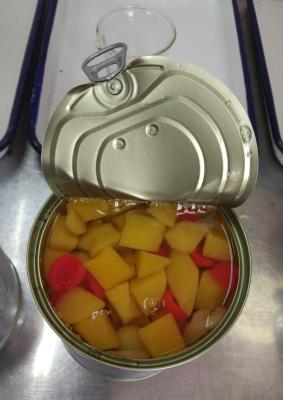 China La ensalada de fruta conservado conservó las frutas mezcladas en el jarabe ligero 29oz en venta
