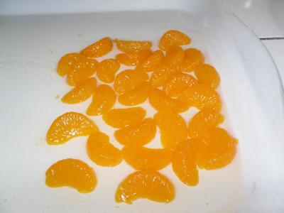 China 425g X 24 Zinn machte Mandarine-köstliches süßes Aroma 14-17% Brix ein zu verkaufen