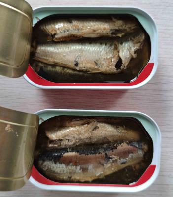 China sardinas conservadas HALAL 0.125kg en el aceite vegetal en venta