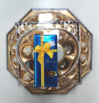 China Caja de regalo HALAL del chocolate de la forma del octágono del cuadrado del corazón en venta
