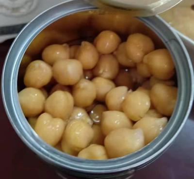 China ISO 400g No Impurity Canned Chick Peas In Brine for sale