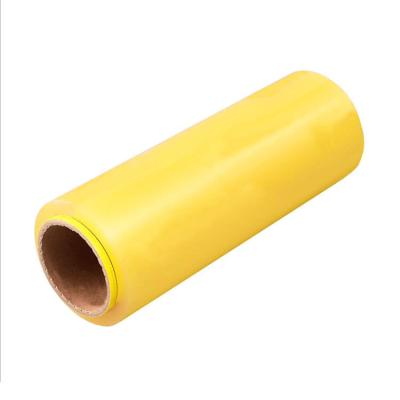 China Food Grad PVC Wrapping Film Stretch Cling Film Jumbo Roll Cling Wrap Food Cover for sale