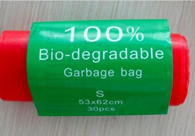 China 100% Biodegradable Food Waste Bags Compostable Grocery Shopping for Take Out for sale