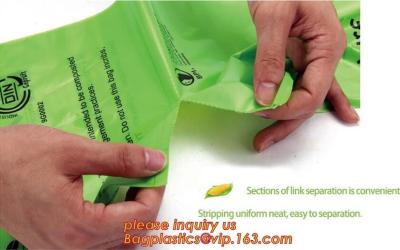 China Disposable Biodegradable Plastic Bags , Eco Bio Compostable Bags for sale