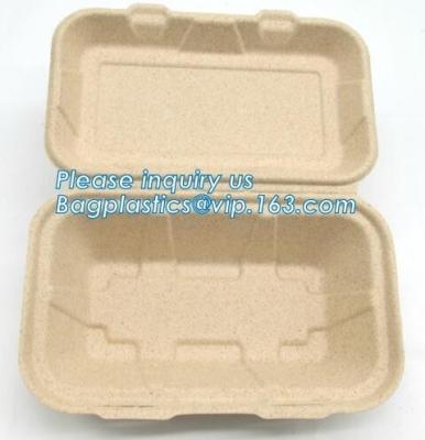 China Compostable Dinnerware Corn Starch Biodegradable Meat / Cake / Rectangular Tray for sale