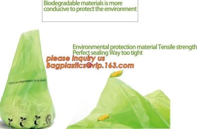 China eco friendly biodegradable plastic compostable garbage bags, compostable biodegradable printed charity donation bag for sale