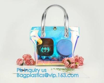 China cosmetic pouch custom makeup bag, portable travel makeup bag cases bulk women handbag, Travel waterproof clear zipper co for sale