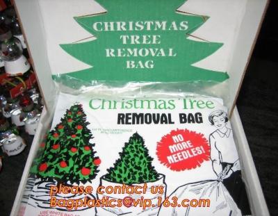 China Promotion large removal waterproof Christmas artificial decorated tree bag,10 Ft Christmas Tree Removal Gift Bags packag for sale