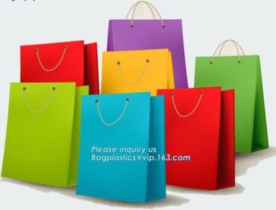 Chine L'emballage de détail d'Eco, luxe de papier de sac de cadeau d'achats vêtx le transporteur de papier à vendre