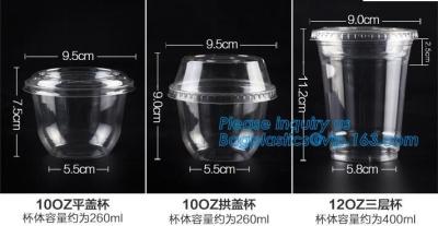 中国 注文PPはふた600ml 20ozの使い捨て可能なプラスチック コップ、プラスチックPPの12ozによって着色される使い捨て可能なコップが付いている22oz700mlプラスチック コップをすくいます 販売のため