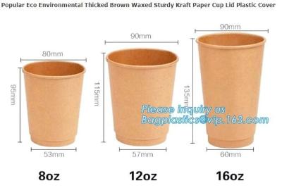 Chine le PLA jetable biodégradable de 100% a enduit la tasse de papier de café, tasse de papier du café 9oz chaud avec du café de couvercles pour aller OEM DIS de tasses à vendre