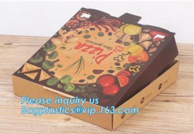 China Cheap Paper Pizza Box Corrugated Carton Box With Printed Logo,Personalized Custom Printed Carton Box Paper Cookie Pizza for sale