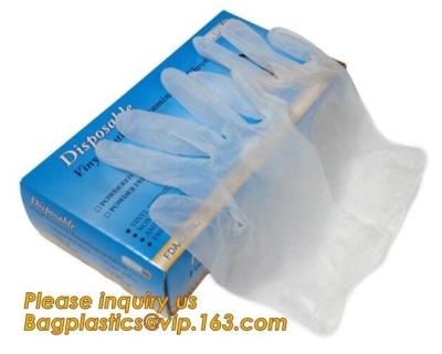 Chine gants jetables de PVC de vinyle d'examen, gants blancs en plastique de gants jetables de PVC de Non-poudre, gants BAGEASE du vinyle/PVC à vendre