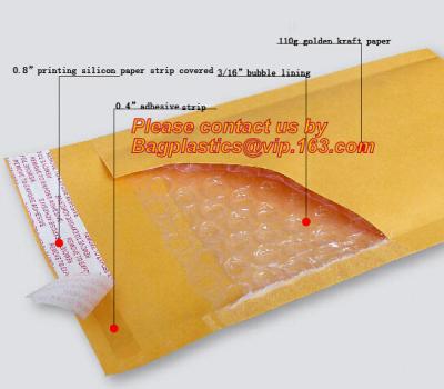 Chine Annonces écologiques de papier d'emballage les poly noircissent le sac d'enveloppe de bulle pour embarquer avec la coutume, les annonces P de bulle de sacs d'enveloppe à vendre