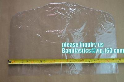 China fashion disposable clear ldpe poly laundry suit garment packaging dry cleaning cover plastic bag for clothes on roll for sale