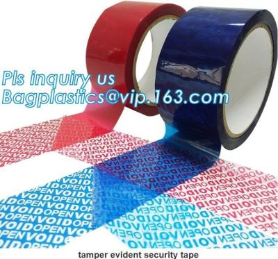 China Adhesive Security Tape Transfer Total Transfer And Non Transfer VOID for sale