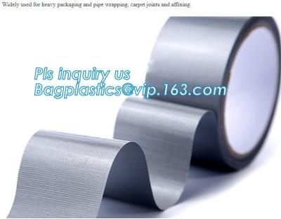 China Carpet duct tape,Professional Grade Strong Repair Sealing Joining Plumbing Silver PVC Duct Tape 48MM X 30M bagplastics for sale