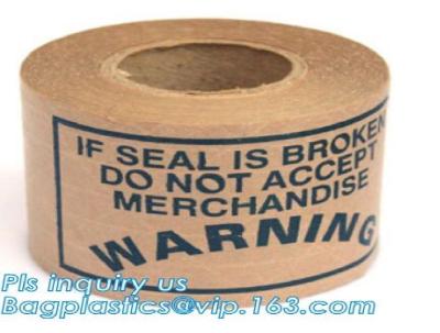 中国 補強される繊維強化スコッチ テープのラベルによってゴムを塗られるクラフト紙のパッキング 販売のため