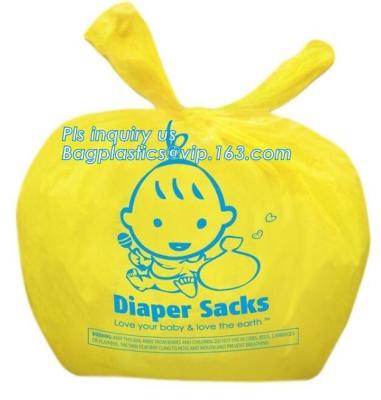 Chine La couche renvoie les sacs à couche de bébé flairés par sacs de couche-culotte de bébé avec la main de lien à vendre