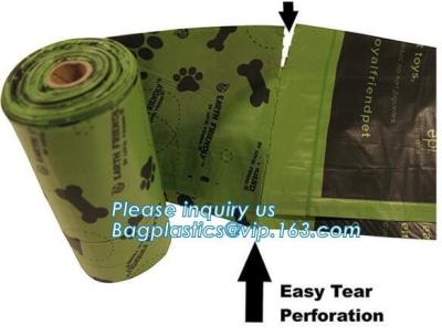 China Basura plástica del perro del gato del animal doméstico del perro de Eco de la limpieza del bolso al aire libre amistoso de la basura en venta