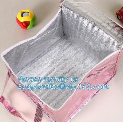 China Reusable aluminium Portable Oxford Cloth Insulation lunch bag Quality Thermal cooler Disposable Office Lunch Bag PACK for sale