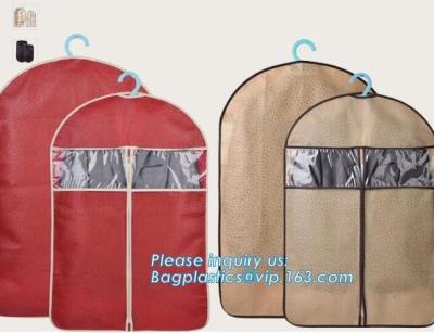 China pp woven garment cover, non woven garment bags, suit bags, suit cover, dust cover, non woven zipper clothes bags, clothe for sale