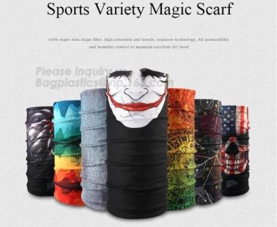 中国 スポーツの変化の魔法のスカーフ、ほとんどの普及したヘッド覆いの魔法のマスクの注文の首の管のバンダナ、昇進の多機能の習慣 販売のため