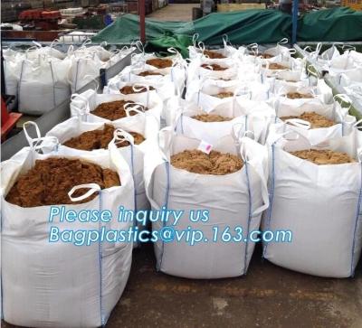 Chine les grands sacs en vrac tissés de polypropylène du sac FIBC de pp, le volume de fibc tissé par pp d'approvisionnement mettent en sac le grand sac pour le fibc enorme de bride du sac 500kg, limi à vendre