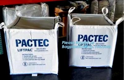 China Foldable Plastic FIBC Jumbo Bags 1 Ton Big Bulk Ton Recycling Pp Woven for sale